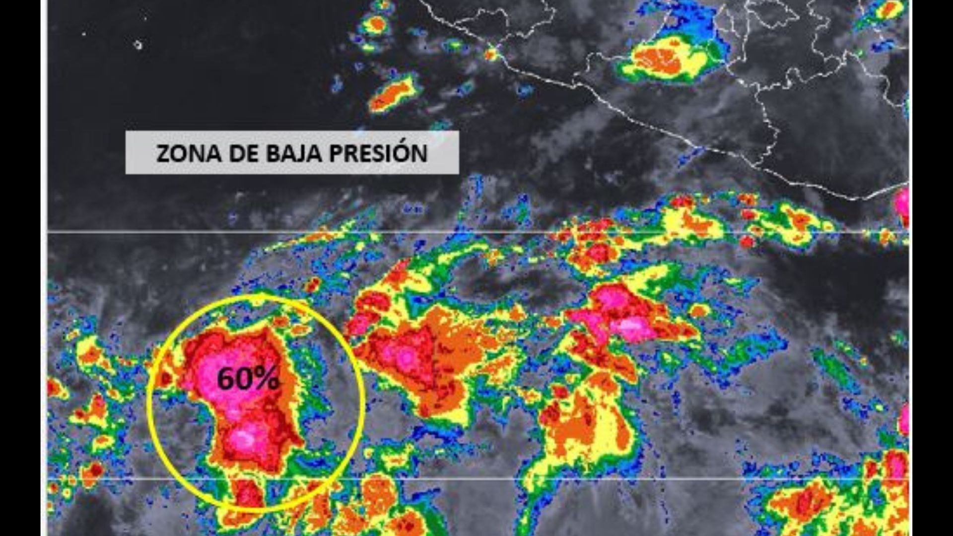 Smn Monitorea Nueva Zona De Baja Presi N Con Probabilidad Cicl Nico En