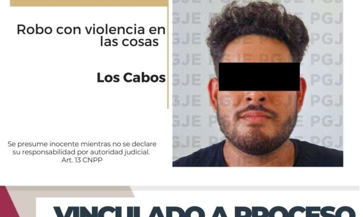 Sujeto es vinculado a proceso por robo con violenc/ia en las cosas ...